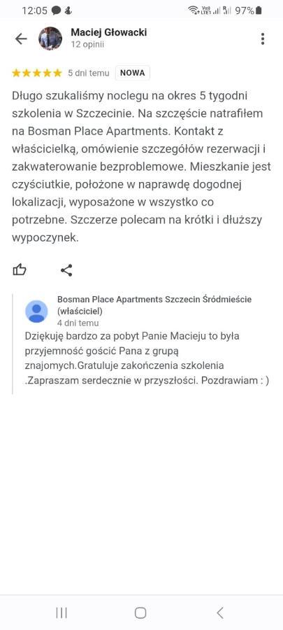 Bosman Place Szczecin Śródmieście Zewnętrze zdjęcie